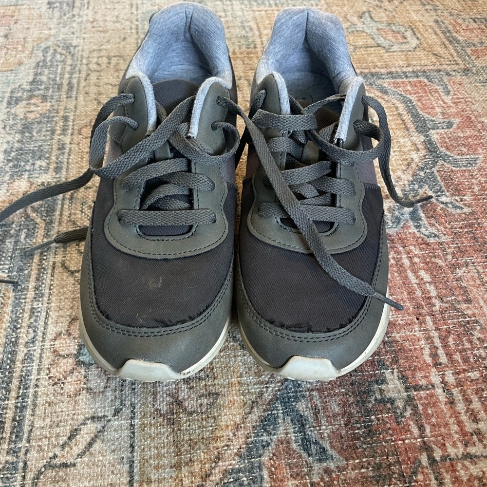 Kids Black and Gray Cat and Jack sneakers